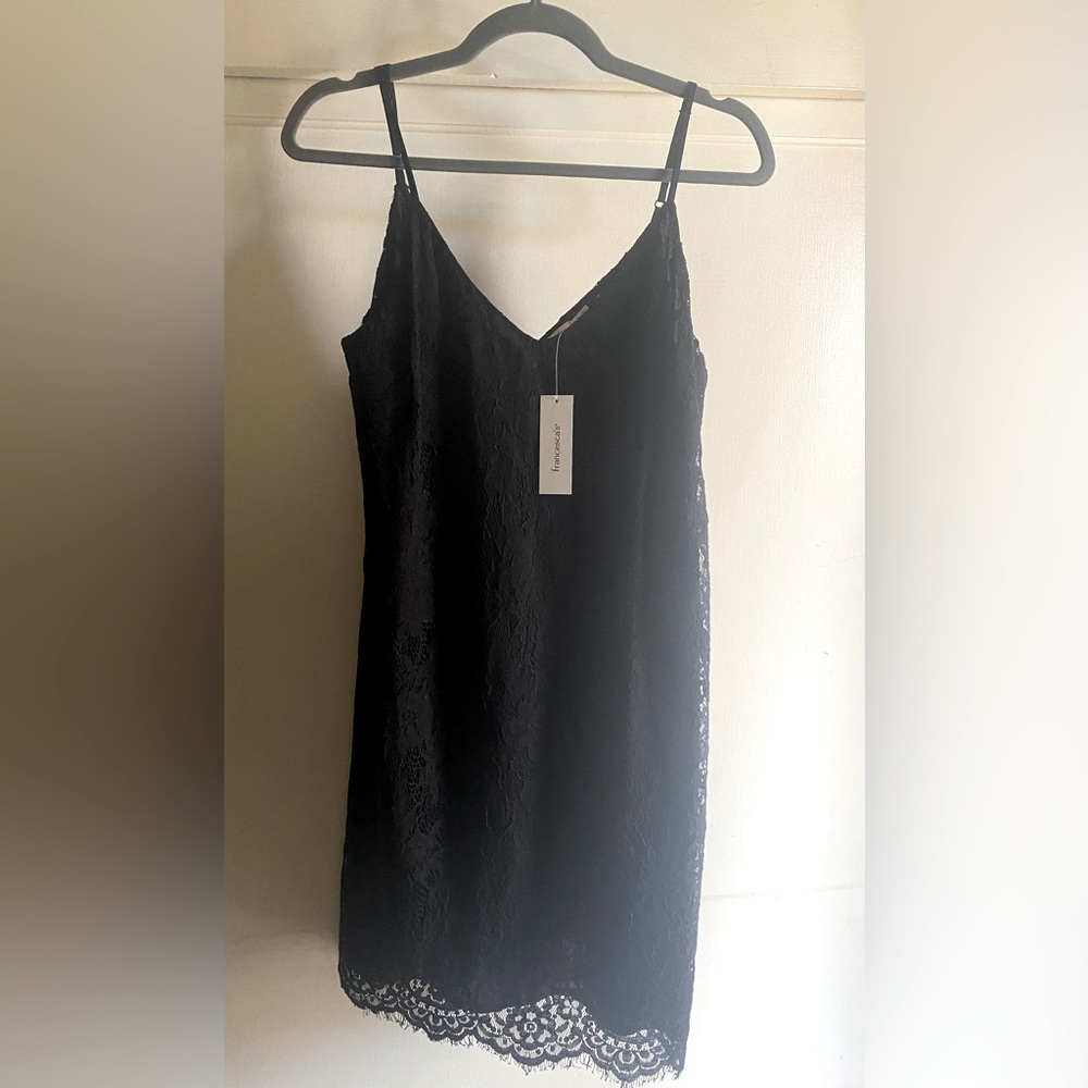 Francesca’s black lace dress NWT